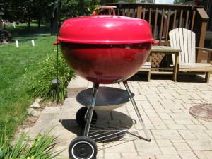 1970s 26" Red Kettle 2