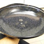 1960s Speckled Galley Que inside lid