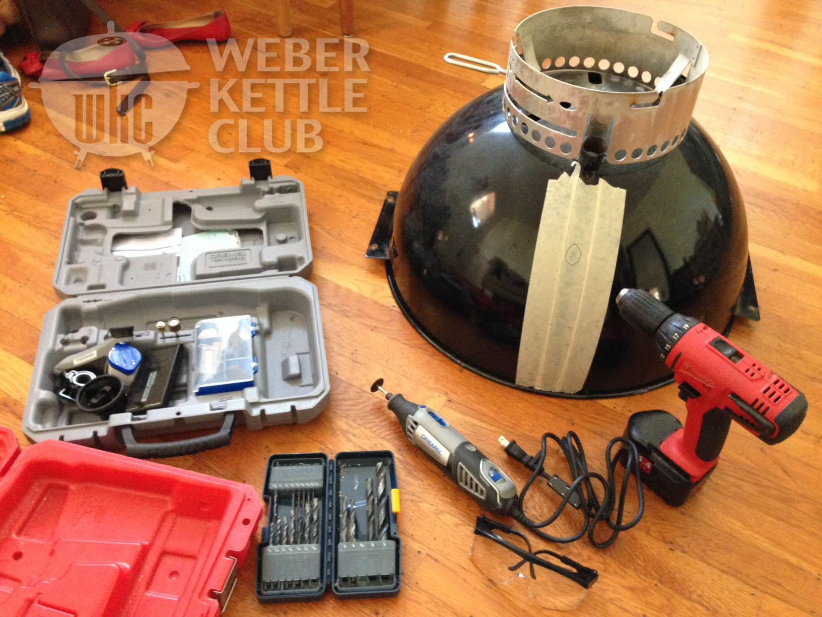 Weber kettle outlet upgrades