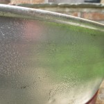 original weber bowl - close up of lip detal
