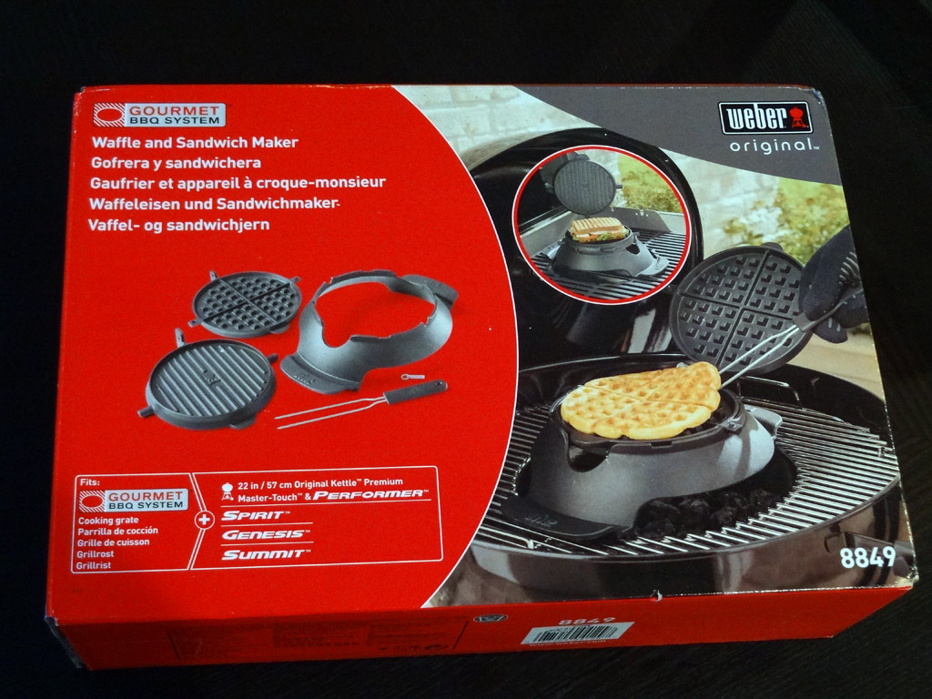 The Weber Waffle and Sandwich Maker #8849 (Euro) - Weber Kettle Club