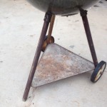 1956 Weber Grill with metal triangle