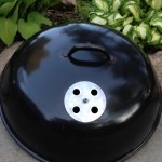 Weber Texan lid cleaned and detailed