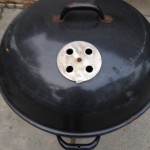 Texan top of lid in original used condition